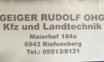 Geiger Rudolf OHG